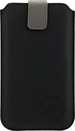 URBAN STYLE Trend CASE Größe 5.7" bis 6.5", zum Beispiel für Apple iPhone 6 Plus/Samsung N910 Galaxy Note 4 Innenmaße: Circa 162 x 81 x 10 mm, Schwarz von Peter Jäckel