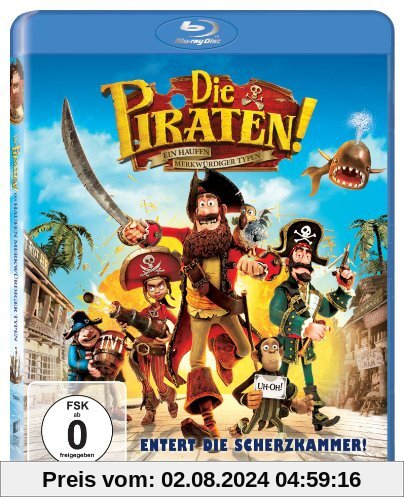 Die Piraten - Ein Haufen merkwürdiger Typen [Blu-ray] von Peter Lord