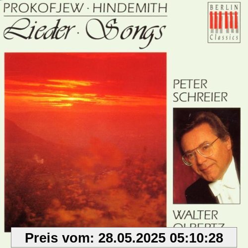Lieder von Hindemith und Prokofieff von Peter Schreier