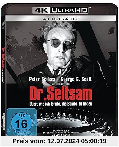 Dr. Seltsam - Oder: wie ich lernte, die Bombe zu lieben (4K UHD) [Blu-ray] von Peter Sellers