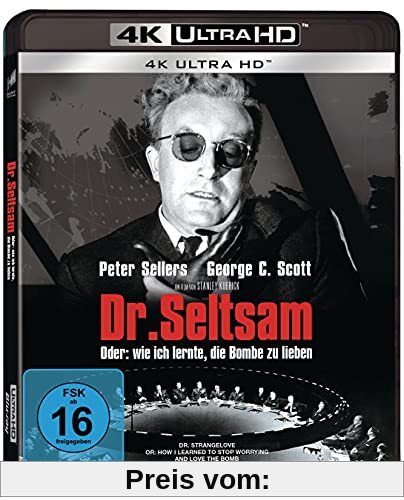 Dr. Seltsam - Oder: wie ich lernte, die Bombe zu lieben (4K UHD) [Blu-ray] von Peter Sellers