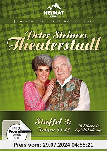 Peter Steiners Theaterstadl - Staffel 3: Folgen 33-48 (8 DVDs) von Peter Steiner