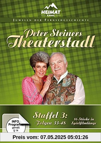 Peter Steiners Theaterstadl - Staffel 3: Folgen 33-48 (8 DVDs) von Peter Steiner