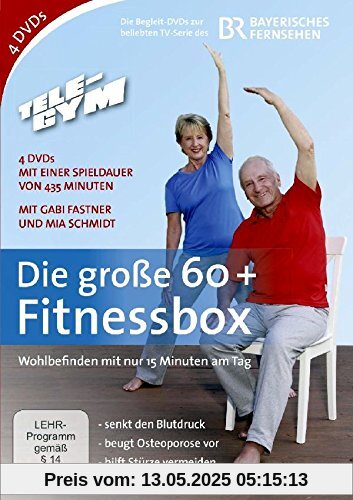 TELE-GYM Die große 60+ Fitnessbox [4 DVDs] von Peter Stückl