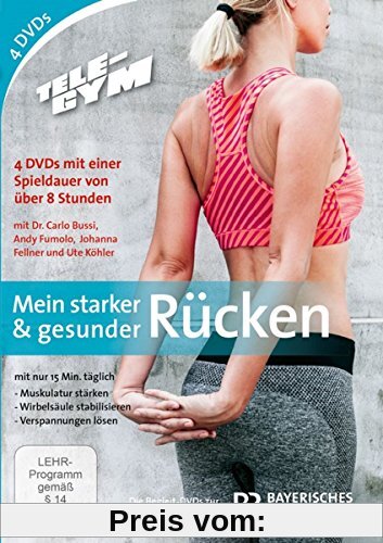 TELE-GYM Mein starker & gesunder Rücken Box [4 DVDs] von Peter Stückl