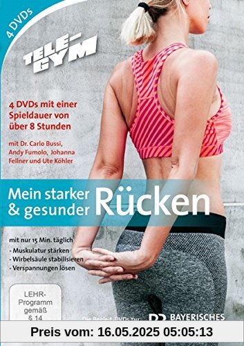 TELE-GYM Mein starker & gesunder Rücken Box [4 DVDs] von Peter Stückl