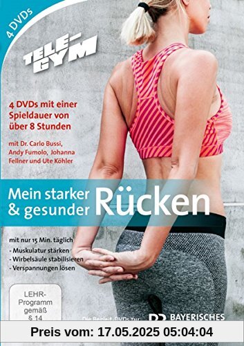 TELE-GYM Mein starker & gesunder Rücken Box [4 DVDs] von Peter Stückl