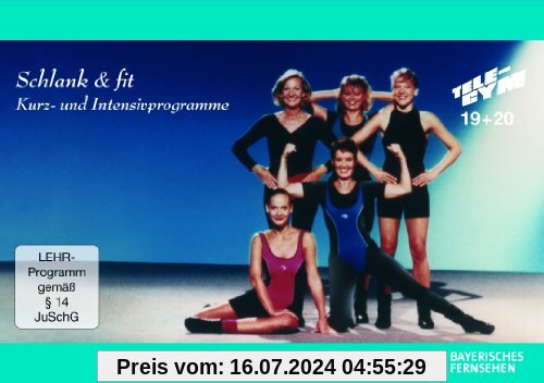 Tele-Gym 19+20 - Schlank & fit: Kurz- und Intensivprogramme [2 DVDs] von Peter Stückl
