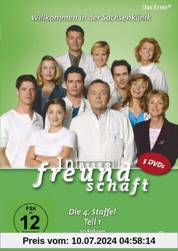 In aller Freundschaft - Die 04. Staffel, Teil 1, 20 Folgen [5 DVDs] von Peter Vogel