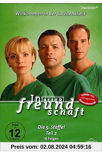 In aller Freundschaft - Die 05. Staffel, Teil 2, 16 Folgen [5 DVDs] von Peter Vogel