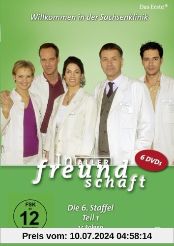 In aller Freundschaft - Die 06. Staffel, Teil 1, 24 Folgen [6 DVDs] von Peter Vogel