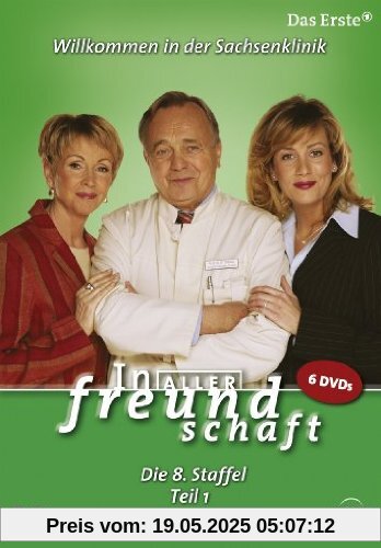 In aller Freundschaft - Die 08. Staffel, Teil 1, 24 Folgen [6 DVDs] von Peter Vogel