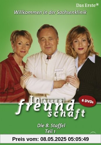 In aller Freundschaft - Die 08. Staffel, Teil 1, 24 Folgen [6 DVDs] von Peter Vogel