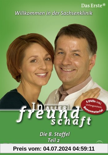 In aller Freundschaft - Die 08. Staffel, Teil 2, 17 Folgen [5 DVDs] von Peter Vogel