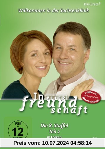 In aller Freundschaft - Die 8. Staffel, Teil 2, 18 Folgen  [5 DVDs] von Peter Vogel