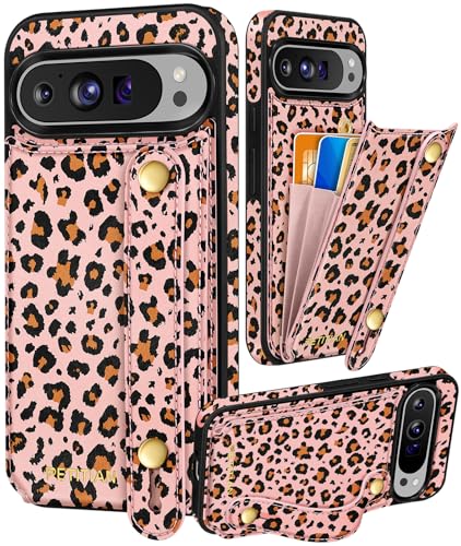 Petitian Baowen Schutzhülle für Google Pixel 9Pro XL – Frauen und Mädchen, niedlich, ästhetisch, einzigartiges Design, Leder, Kreditkartenhalter, Kartenhalter, Ständer, Armband für Pixel 9Pro XL Petitian Baowen Schutzhülle für Google Pixel 9Pro XL – Frauen und Mädchen, niedlich, ästhetisch, einzigartiges Design, Leder, Kreditkartenhalter, Kartenhalter, Ständer, Armband für Pixel 9Pro XL von Petitian