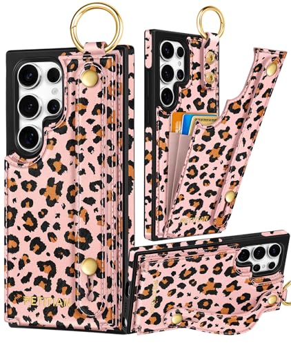 Petitian Baowen Schutzhülle für Samsung Galaxy S25 Ultra, mit Brieftasche, für Damen und Mädchen, niedlich, ästhetisch, einzigartiges Design, Leder, Kreditkartenhalter, Kartenhalter, Ständer, Armband Petitian Baowen Schutzhülle für Samsung Galaxy S25 Ultra, mit Brieftasche, für Damen und Mädchen, niedlich, ästhetisch, einzigartiges Design, Leder, Kreditkartenhalter, Kartenhalter, Ständer, Armband von Petitian