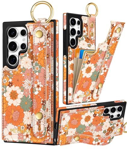 Petitian Schutzhülle für Samsung Galaxy S25 Ultra mit Brieftasche: Frauen und Mädchen, niedliches mädchenhaftes ästhetisches einzigartiges Design, Leder, Kreditkartenhalter, Kartenhalter, Ständer Petitian Schutzhülle für Samsung Galaxy S25 Ultra mit Brieftasche: Frauen und Mädchen, niedliches mädchenhaftes ästhetisches einzigartiges Design, Leder, Kreditkartenhalter, Kartenhalter, Ständer von Petitian