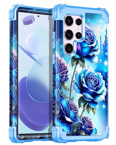 Petocase Schutzhülle für Samsung Galaxy S23 Ultra 5G, leuchtet im Dunkeln, dreilagig, strapazierfähig, stoßfest, Rundumschutz, Hartplastik-Stoßstange und weiche Silikon-Schutzhülle für Samsung Galaxy Petocase Schutzhülle für Samsung Galaxy S23 Ultra 5G, leuchtet im Dunkeln, dreilagig, strapazierfähig, stoßfest, Rundumschutz, Hartplastik-Stoßstange und weiche Silikon-Schutzhülle für Samsung Galaxy von Petocase