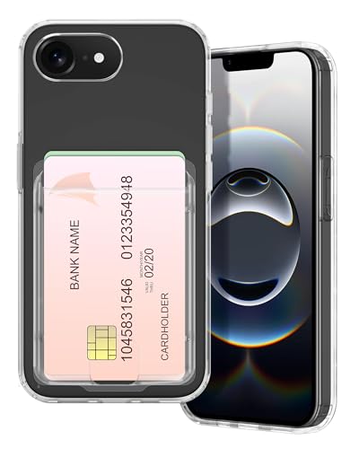 Petocase Schutzhülle für iPhone 16e 2025, Brieftaschenformat, Kartenfach, ultradünn, flexibel, TPU-Gel, Gummi, weiche Silikon-Schutzhülle für Apple iPhone 16e 2025, kristallklar Petocase Schutzhülle für iPhone 16e 2025, Brieftaschenformat, Kartenfach, ultradünn, flexibel, TPU-Gel, Gummi, weiche Silikon-Schutzhülle für Apple iPhone 16e 2025, kristallklar von Petocase
