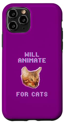 Animiert für Katzen, lustiger Katzenliebhaber, witziges Haustier Hülle für iPhone 11 Pro Animiert für Katzen, lustiger Katzenliebhaber, witziges Haustier Hülle für iPhone 11 Pro von Pets Co.