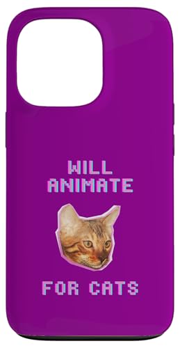 Animiert für Katzen, lustiger Katzenliebhaber, witziges Haustier Hülle für iPhone 13 Pro Animiert für Katzen, lustiger Katzenliebhaber, witziges Haustier Hülle für iPhone 13 Pro von Pets Co.