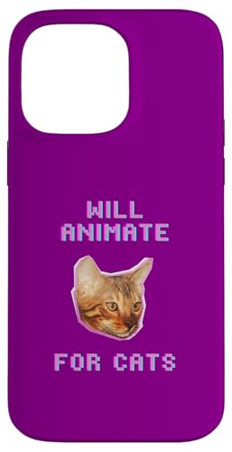Animiert für Katzen, lustiger Katzenliebhaber, witziges Haustier Hülle für iPhone 14 Pro Max Animiert für Katzen, lustiger Katzenliebhaber, witziges Haustier Hülle für iPhone 14 Pro Max von Pets Co.