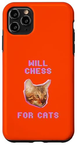 Will Chess For Cats Lustiges, schrulliges Katzen-Strategiespiel Hülle für iPhone 11 Pro Max Will Chess For Cats Lustiges, schrulliges Katzen-Strategiespiel Hülle für iPhone 11 Pro Max von Pets Co.