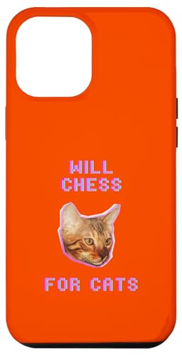 Will Chess For Cats Lustiges, schrulliges Katzen-Strategiespiel Hülle für iPhone 12 Pro Max von Pets Co.