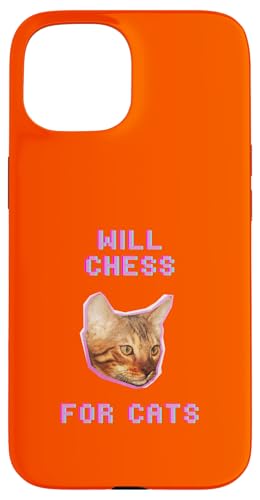Will Chess For Cats Lustiges, schrulliges Katzen-Strategiespiel Hülle für iPhone 15 von Pets Co.