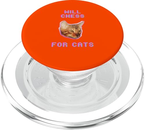 Will Chess For Cats Lustiges, schrulliges Katzen-Strategiespiel PopSockets PopGrip für MagSafe Will Chess For Cats Lustiges, schrulliges Katzen-Strategiespiel PopSockets PopGrip für MagSafe von Pets Co.