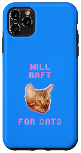 Will Rafting für Katzen, lustiges Tierliebhaber-Abenteuer Hülle für iPhone 11 Pro Max Will Rafting für Katzen, lustiges Tierliebhaber-Abenteuer Hülle für iPhone 11 Pro Max von Pets Co.