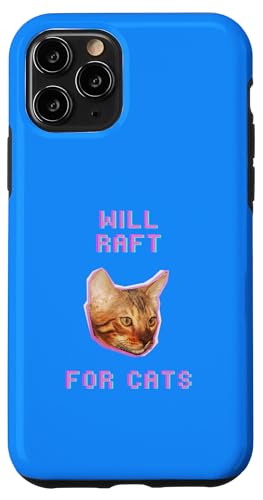 Will Rafting für Katzen, lustiges Tierliebhaber-Abenteuer Hülle für iPhone 11 Pro von Pets Co.