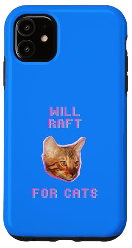 Will Rafting für Katzen, lustiges Tierliebhaber-Abenteuer Hülle für iPhone 11 Will Rafting für Katzen, lustiges Tierliebhaber-Abenteuer Hülle für iPhone 11 von Pets Co.