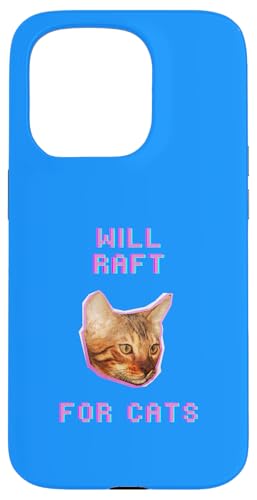 Will Rafting für Katzen, lustiges Tierliebhaber-Abenteuer Hülle für iPhone 15 Pro von Pets Co.