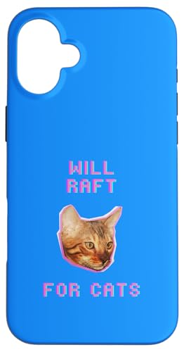 Will Rafting für Katzen, lustiges Tierliebhaber-Abenteuer Hülle für iPhone 16 Plus von Pets Co.