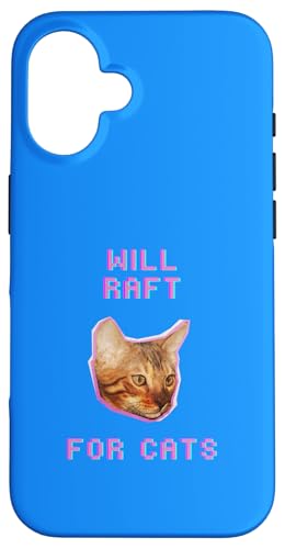 Will Rafting für Katzen, lustiges Tierliebhaber-Abenteuer Hülle für iPhone 16 von Pets Co.
