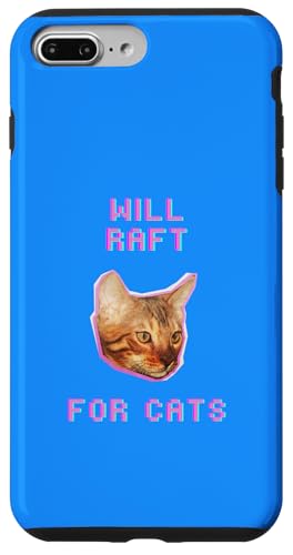 Will Rafting für Katzen, lustiges Tierliebhaber-Abenteuer Hülle für iPhone 7 Plus/8 Plus von Pets Co.