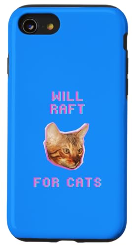 Will Rafting für Katzen, lustiges Tierliebhaber-Abenteuer Hülle für iPhone SE (2020) / 7 / 8 von Pets Co.