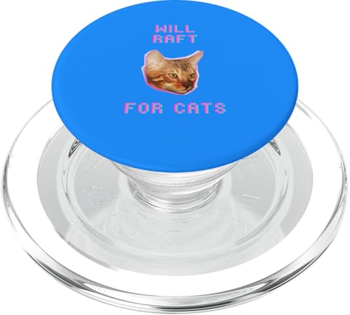 Will Rafting für Katzen, lustiges Tierliebhaber-Abenteuer PopSockets PopGrip für MagSafe von Pets Co.