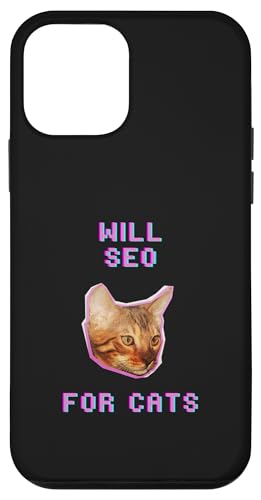 Will SEO For Cats Lustiger witziger Katzenliebhaber Humor Hülle für iPhone 12 mini von Pets Co.