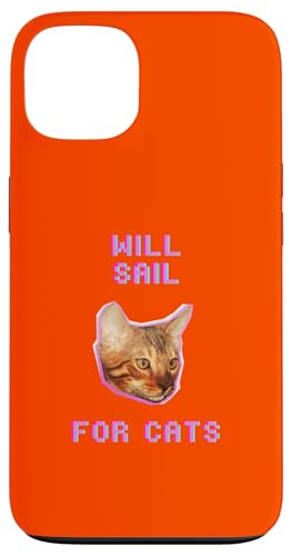 Will Sailing For Cats, lustiges nautisches Bootsabenteuer Hülle für iPhone 13 von Pets Co.
