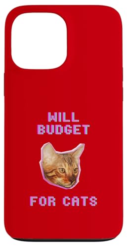 Wird Budgetierung für Katzen Lustiger Humor zur Finanzierung von Haustieren Hülle für iPhone 13 Pro Max von Pets Co.