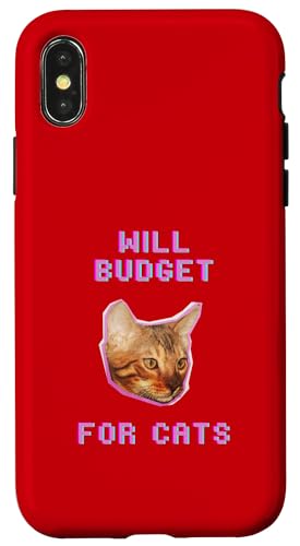 Wird Budgetierung für Katzen Lustiger Humor zur Finanzierung von Haustieren Hülle für iPhone X/XS Wird Budgetierung für Katzen Lustiger Humor zur Finanzierung von Haustieren Hülle für iPhone X/XS von Pets Co.
