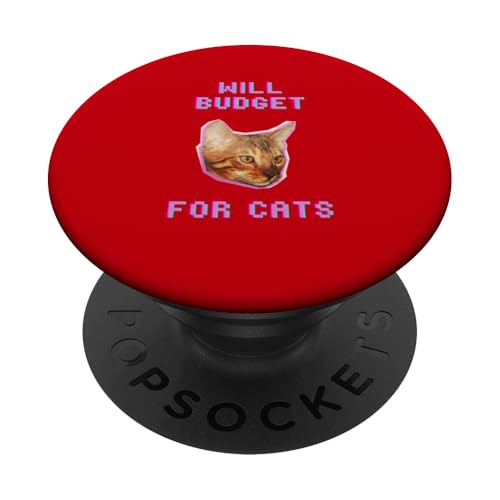 Wird Budgetierung für Katzen Lustiger Humor zur Finanzierung von Haustieren PopSockets Klebender PopGrip Wird Budgetierung für Katzen Lustiger Humor zur Finanzierung von Haustieren PopSockets Klebender PopGrip von Pets Co.