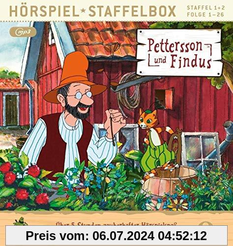 Pettersson und Findus - Staffelbox 1 + 2 (mp3-CD) - Das Original-Hörspiel zur TV-Serie von Pettersson und Findus