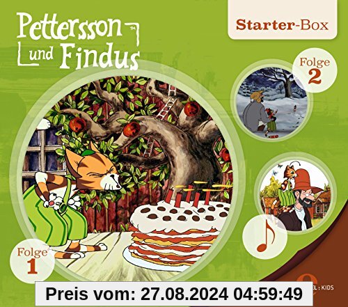 Pettersson und Findus - Starter Box (Folge 1+2 plus Liederalbum) von Pettersson und Findus