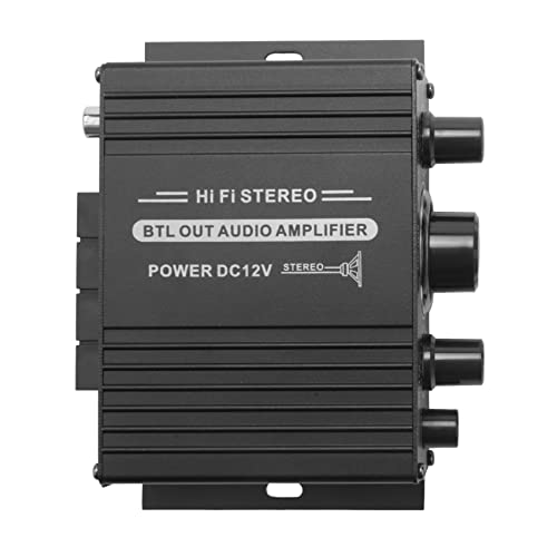Peukerty 12 V Mini Audio Power Auto Verstärker Digital Audio Receiver AMP Dual Channel 20 W + 20 W Lautstärkeregler von Peukerty
