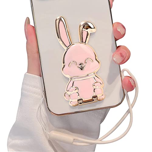 Bunny Phone Stand,Foldable Desk Phone Stand - Adjustable Cute Phone Stand for Desk for All Mobile Phones Tablets Pewell von Pewell