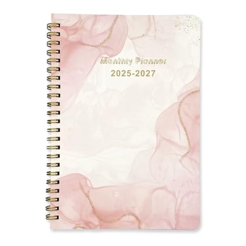 Terminplaner 2025, Kalender 2025-2027 von Januar 2025 bis Dezember 2027, Terminplaner mit Elastischer Verschluss, Buchkalender 2025 A5 (21 x 15cm) von Peysaitr